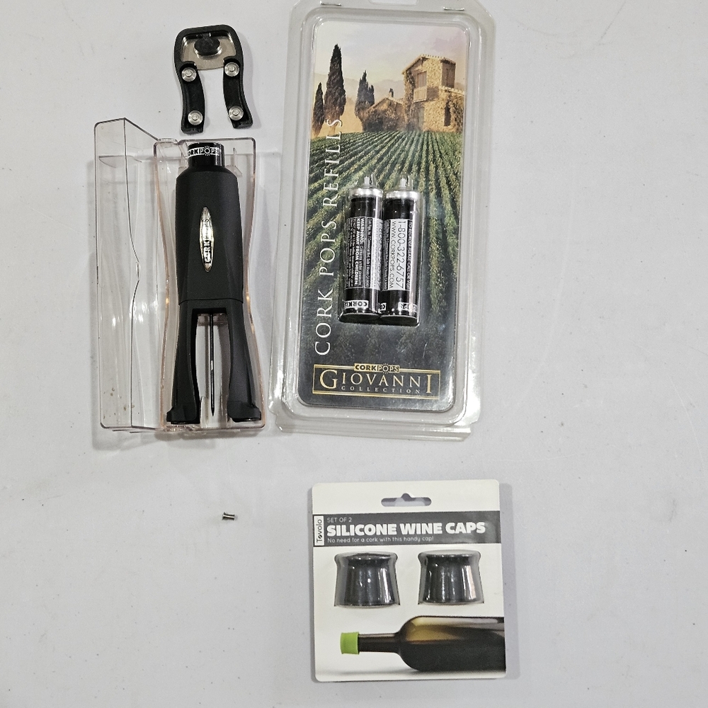 Cork Pop Legacy Set with Wine Caps